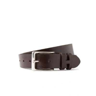 Imagen de Hackett London Tack Stitch H Keeper Cinturón de los Hombres, 878 Brown, 32