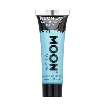 Imagen de Moon Glow Pintura corporal y facial intensa de neón UV Pastel Azul 12 ml