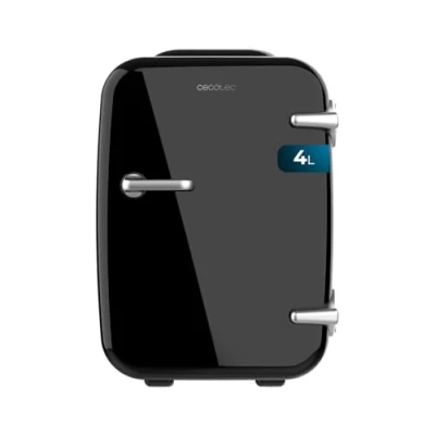 Imagen de Cecotec Mini Nevera Bolero MiniCooling 4L Habana Black, Funcionamiento 12V 220V, Compatible coche y caravanas, Función enfriamiento calentamiento, Rango temperatura 5 65º, Transporte fácil