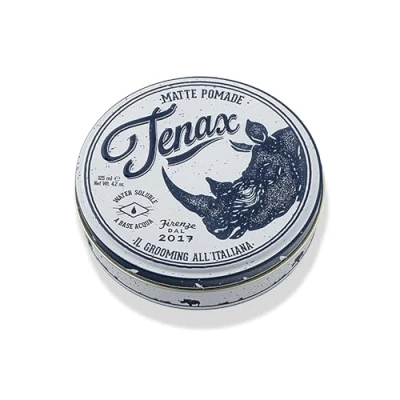 Imagen de Tenax cera pelo Hombre fijación Media, 125 ml, mate a base de agua, ultrafirme con brillo extra, moldeador húmedo o seco