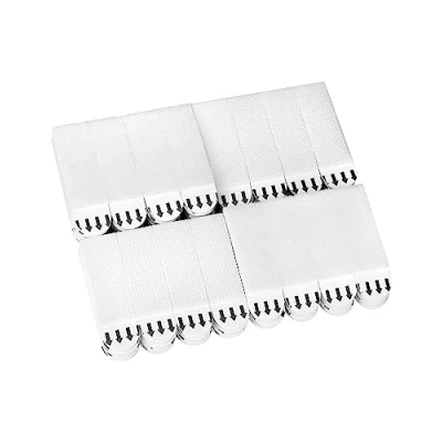 Imagen de QWORK® 40 Pares tiras adhesivos para colgar cuadros 55 mm x 16 marcos de fotos, relojes pared, espejos pared y mucho más (Talla M)