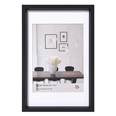 Imagen de Walther Design ES050B Steel Style, Marco De Plástico, 40x50 cm, Negro