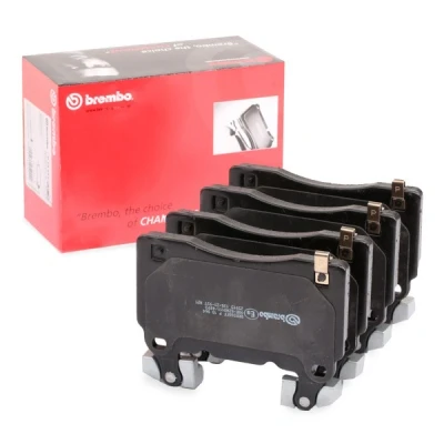 Imagen de BREMBO P 10 064 Juego de pastillas freno con avisador acústico desgaste Chapa antichirridos pesos equilibrio, sin accesorios norauto,