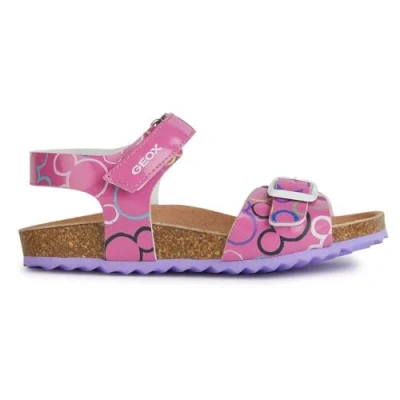 Imagen de Geox Disney Classic Adriel GIRL Sandalias fuchsia/multicoloured para niños, Talla: 24, Fuchsia/multi coloured Zapatos