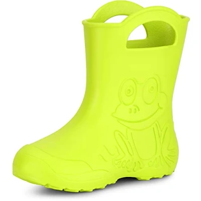 Imagen de Ladeheid Botas de Agua para Niños en EVA Unisexo Goma Impermeables y Niñas Zapatos Lluvia Infantiles Calzado LA CA 01 (Lima, 22/23 EU)
