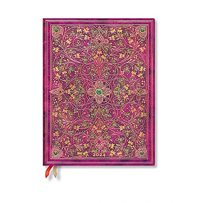 Imagen de Diamond Jubilee (Sangorski &amp; Sutcliffe) Ultra Vertical 12 month Dayplanner 2024 (Elastic Band Closure)