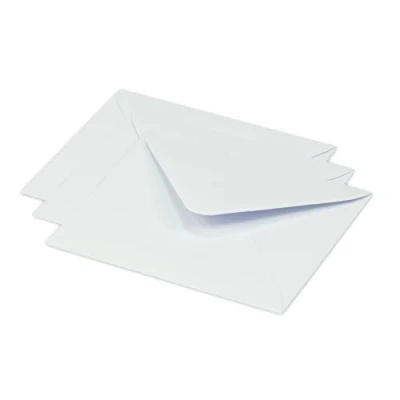 Imagen de Clairefontaine 60146C Paquete de 20 sobres engomados Tamaño: 12,5 x 13,8 cm 120 g/m² Color azul Invitación para eventos y correspondencia Gama Polen Papel premium liso