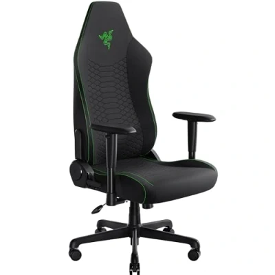 Imagen de Razer Iskur V2 X Silla de Juego Esencial con Soporte Lumbar Integrado (Almohadillas moldeadas Espuma Alta Densidad, reposabrazos 2 D, Tela Acabado Suave) Negro