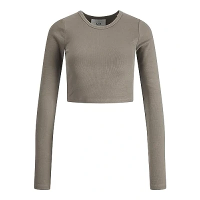 Imagen de JJXX Jxfeline LS Rib tee Noos Manga Larga, Morel, XL para Mujer