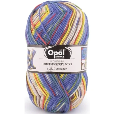 Imagen de Opal Nach Hundertwasser Edición 4057 422 (425m) 4 Capas Duradero Calcetín Hilado 1x100g