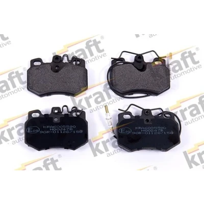 Imagen de KRAFT 6005590 Juego de pastillas freno Eje delantero con contacto avisador desgaste CITROËN: C15 Familiar, Furgón, AX