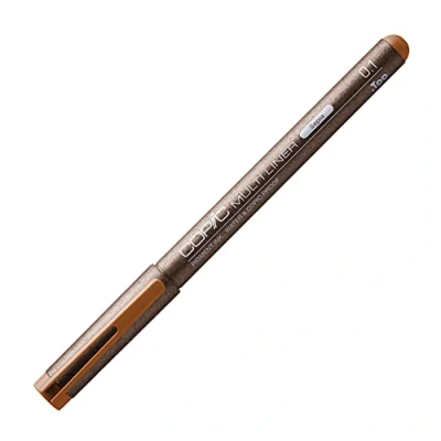 Imagen de Copic Multiliner 0,1 mm, Sepia, Rotulador Fino con Punta Fina y Tinta pigmentada Resistente al Agua