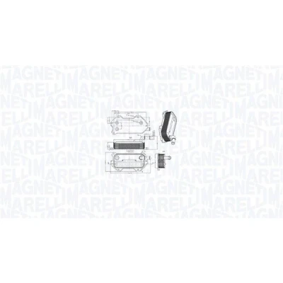 Imagen de MAGNETI MARELLI 350300003000 Radiador de Aceite TOYOTA: Corolla Verso, RAV4 III SUV