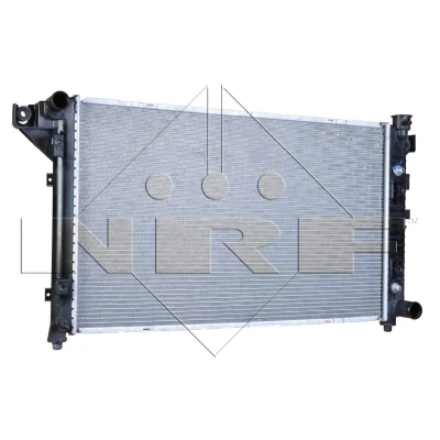 Imagen de NRF EASY FIT 53780 Radiador, refrigeración del motor Aluminio 804 485 32 con adaptador Aletas soldadas