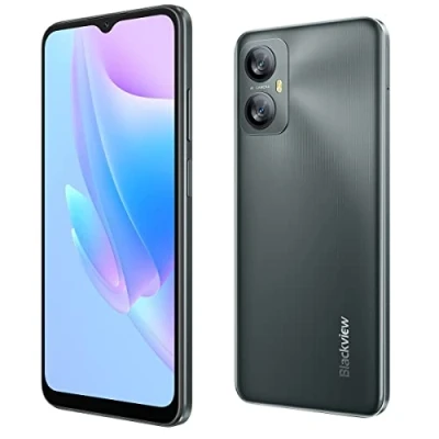 Imagen de Blackview A52 Android 12 Teléfono Móvil, Pantalla HD+ 6.5&#039;&#039;, Octa Core 2GB 32GB (512GB SD Externa), 13MP + 5MP, Dual SIM 4G Smartphone, 5180mAh Batería, Desbloqueo Facial&amp;Huella Digital GPS Negro