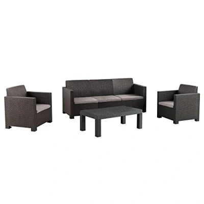 Imagen de Conjunto muebles de jardín belice grafito new