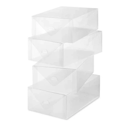 Imagen de Whitmor 6362 2691 Vue Collection Caja para Zapatos de Mujer, Juego 4