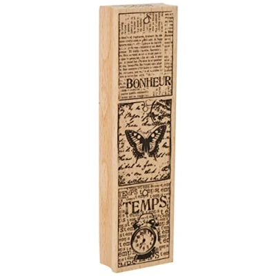 Imagen de Florilèges FF213014 Sello Diseño Scrapbooking Pequeño Product Labels Vintage Beige 15 x 4 2,5 cm