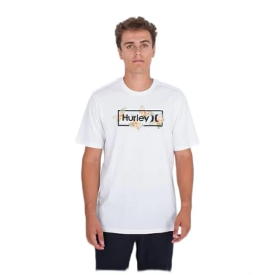 Imagen de Hurley Esquema Evd Congo Camiseta, Blanco, S para Hombre
