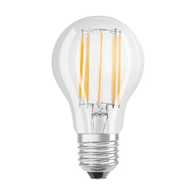 Imagen de OSRAM LED Star Classic A100, lámpara de filamento transparente en forma bombilla, casquillo B22d, blanco frío (4000K), sustituye a las bombillas convencionales 100W, paquete 6