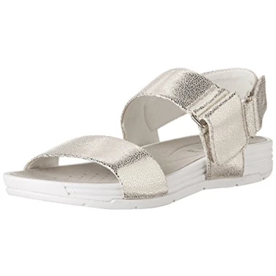 Imagen de Geox D KOLEOS A, Sandalias con Cuña Mujer, Dorado (LT GOLDC2012), 36 EU