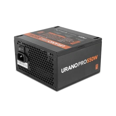 Imagen de NOX XTREME PRODUCTS URANO Pro 550W Bronze Fuente de Alimentación 550W, Certificado 80 Plus Bronze, ATX MB, SATA, EPS, PCIE, 12V, Molex, Ventilador 120mm PWN, autovoltaje (100 240V), Color Negro