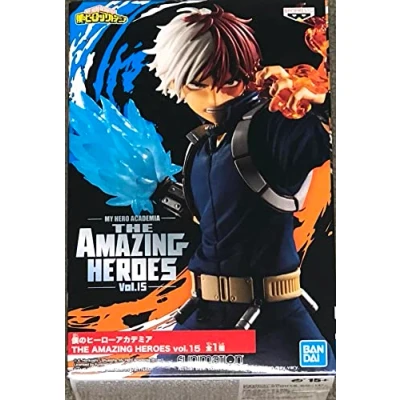 Imagen de Banpresto Figura de Acción Shōto Todoroki My Hero Academia The Amazing Heroes 15cm BP18079 Multicolor