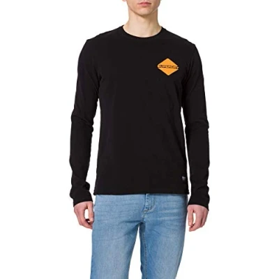 Imagen de Superdry M6010394A Camisa, Negro, L para Hombre