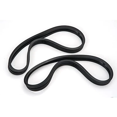 Imagen de Rolly Toys 28700050580 Neumáticos para Ruedas (2 Unidades, 308 x 98 mm, Accesorios vehículos a Pedales 28700050580), Color Negro