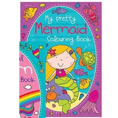 Imagen de Martello A4 &#039;My Pretty Mermaid&#039; Colouring Book 70 Designs to Colour Ideal Gift Stocking Filler