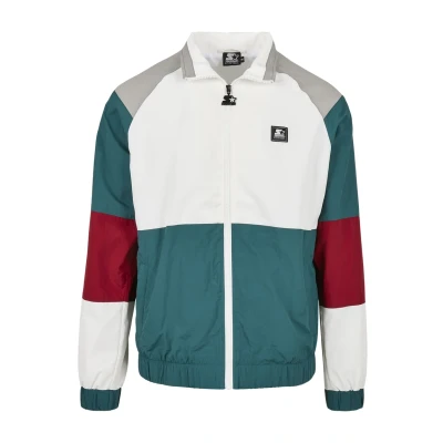 Imagen de Starter Chaqueta fina, Hombre, Talla: Small, Retro grn/wht/brick rd/gry