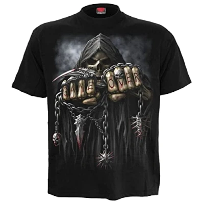 Imagen de Spiral Game Over Camiseta Negro XL