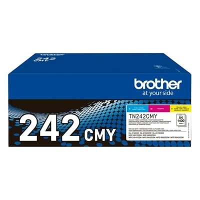 Imagen de Brother TN 242CMY Pack de 3 tóneres para DCP 9017CDW, 9022CDW, HL 3142CW, 3152CDW, 3172CDW, MFC 9142CDW, 9332CDW, 9342CDW