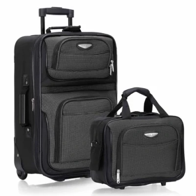 Imagen de Travel Select Amsterdam Equipaje Vertical Extensible con Ruedas, Gray, Talla única, expandible