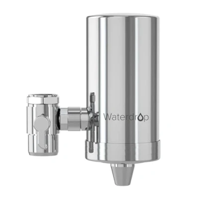 Imagen de Waterdrop WD FC 06 Grifo de Acero Inoxidable, Sistema Filtración Agua con Bloque Carbón, Elimina el Cloro, los Metales Pesados y Mal Sabor (1 Filtro Incluido)
