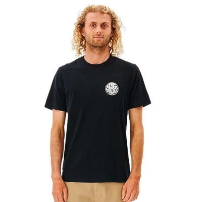 Imagen de Rip Curl ICON Camiseta estampada, Hombre, Talla: Large, Black