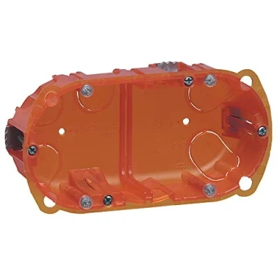 Imagen de Legrand LEG90506 Batibox Caja para empotrar (2 compartimentos, multimaterial, 50 mm de profundidad)