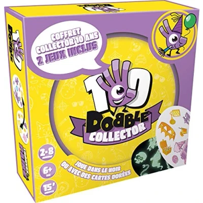 Imagen de Dobble Asmodee Collector 10 ANS Juego de Mesa, socialización, observación, Velocidad (versión en francés)