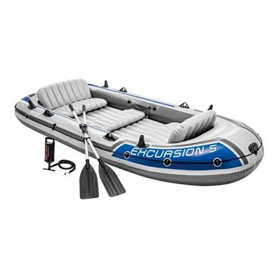 Imagen de Intex Barca hinchable Excursion 5 con 2 remos 366x168x43 cm (68325)
