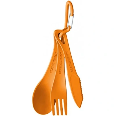 Imagen de Herbertz 10ES561634ES10 Set cubertería Delta Naranja, Unisex, 3tlg