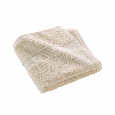 Imagen de Douceur d&#039;Intérieur Elegance Toalla de baño (50 x 90 cm) Arena, 100% algodón Liso