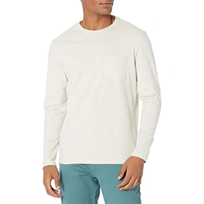 Imagen de Amazon Essentials Camiseta de Manga Larga y Ajuste Entallado Hombre, Avena Mezcla, M