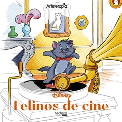 Imagen de Arteterapia. Los cuadrados de Disney. Felinos cine (Hachette HEROES DISNEY Arteterapia)