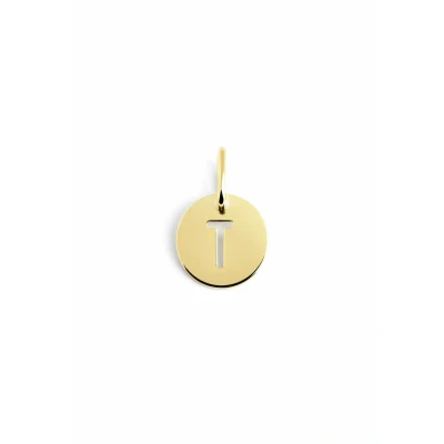 Imagen de Singularu MINI Medallion Letter Colgante, Mujer, Talla: One Size, Letra t oro