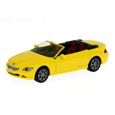 Imagen de siku 1007, Descapotable BMW 645i, Metal/Plástico, Azul, Vehículo de juguete para niños, Cubierta blanda desmontable