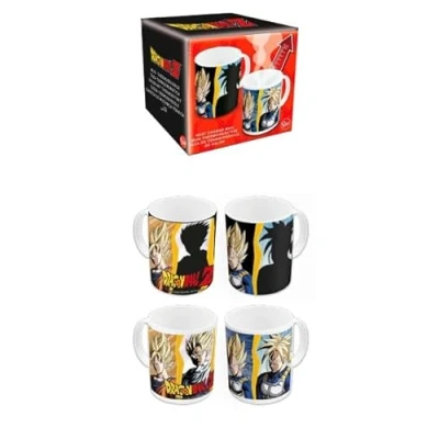 Imagen de Stor DBZ Heat Change Taza de café termorreactivo Cerámica Son Gohan Goku Trunks Vegeta