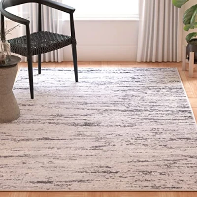 Imagen de Safavieh Alfombra Multiusos para Interiores 90 X 150 cm Gris y Azul Marino.
