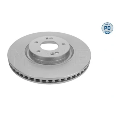 Imagen de MEYLE 37 15 521 0036/PD Disco de freno Eje delantero 320 28 5 114,3 ventilado revestido láminas zinc sin buje rueda PD Quality