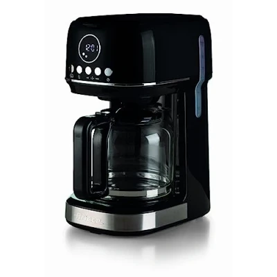 Imagen de Ariete 1396 Moderna cafetera de filtro, Café goteo, Capacidad hasta 15 tazas, Base calefactora, Pantalla LCD, Filtros extraíbles y lavables, Negro