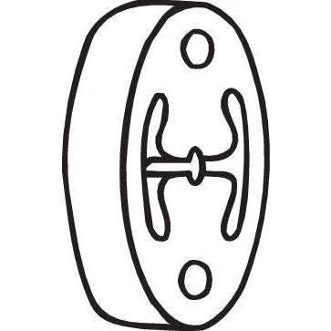 Imagen de Cinta de goma, sistema escape BOSAL 255 163